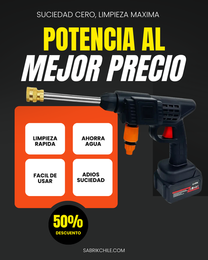 Pistola Hidrolavadora Recargable